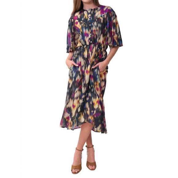 ISABEL MARANT Dresses & Skirts - NEW ISABEL MARANT maggy dress in ochre/black multi